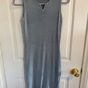 Merona Blue Gray Midi Dress